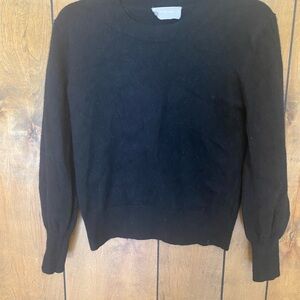 Everlane Black Crewneck Sweater 100% Cashmere